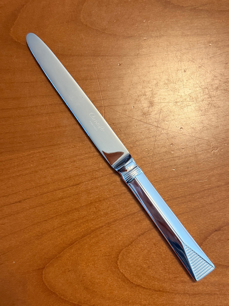 Christofle Atlantide, 12 Dessert And Cheese Knives, 19.5 Cm-photo-7