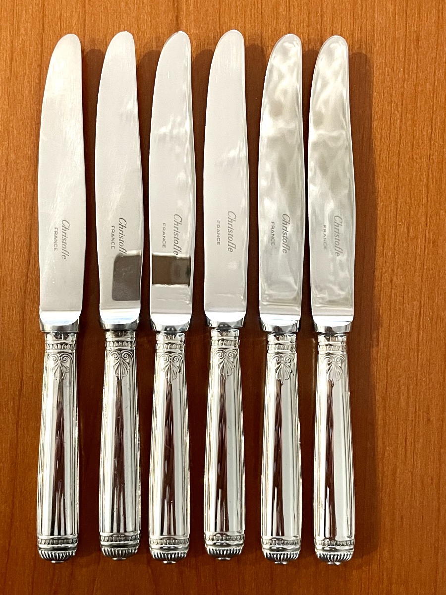 Christofle malmaison , ménagère 6 personne 30 pièces très bel état -photo-4