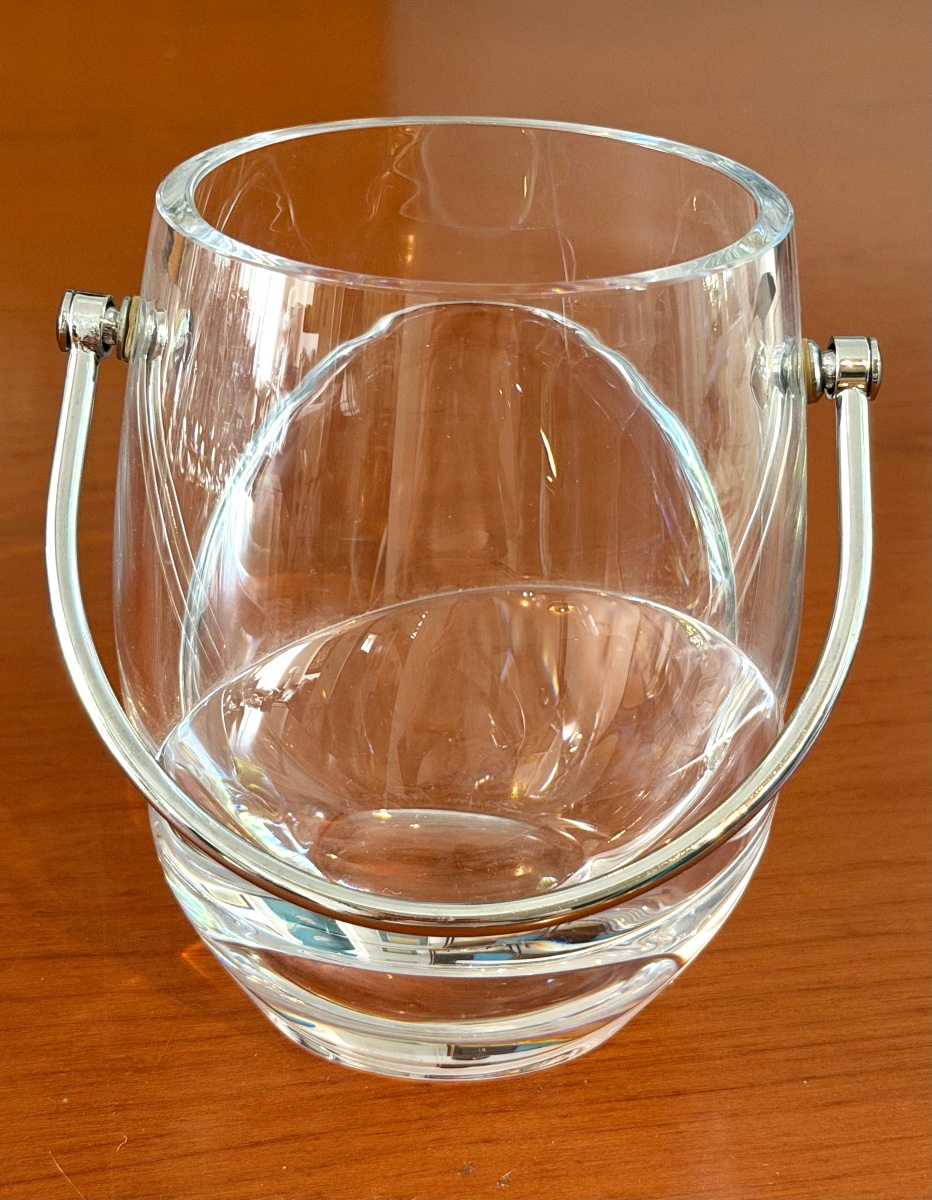 Daum modèle corolle , 8. Verres et seau à glaçon -photo-3