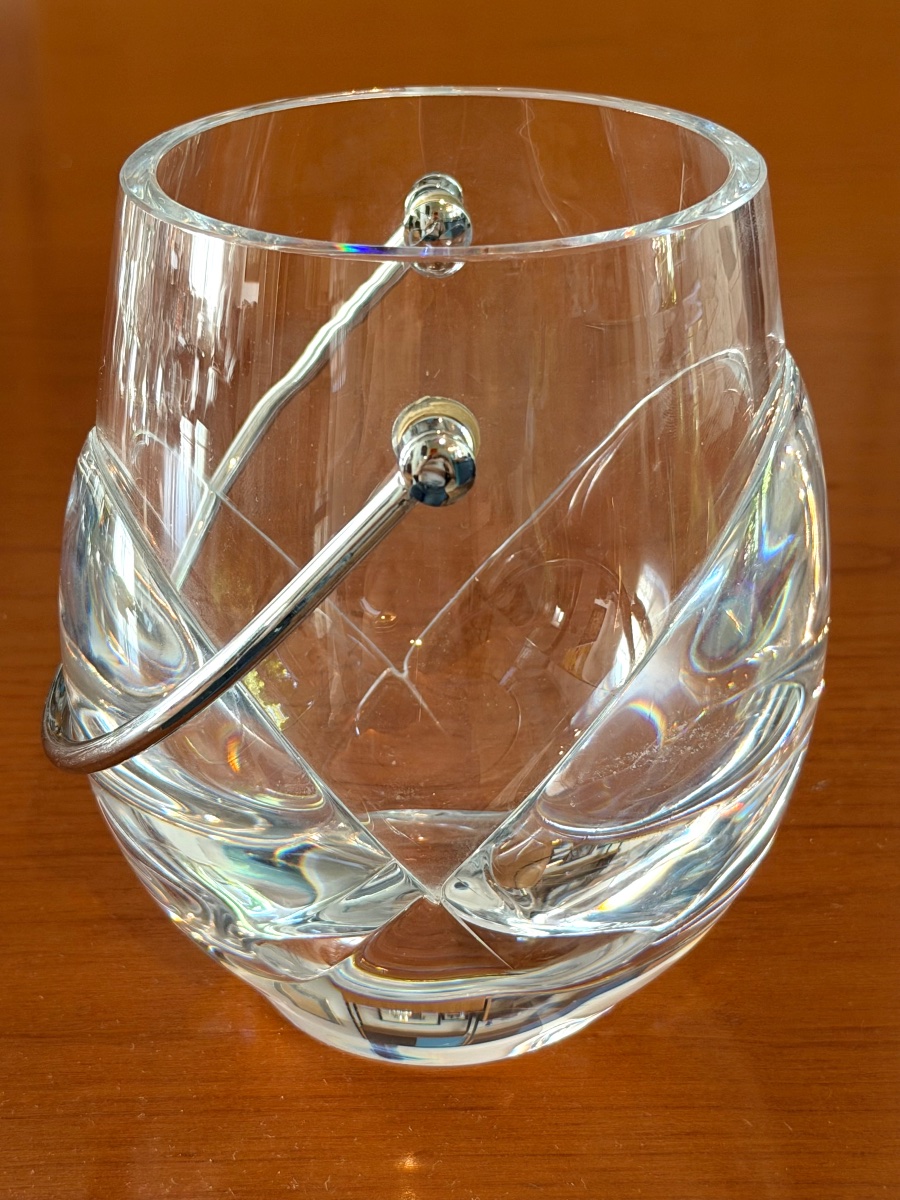 Daum modèle corolle , 8. Verres et seau à glaçon -photo-7