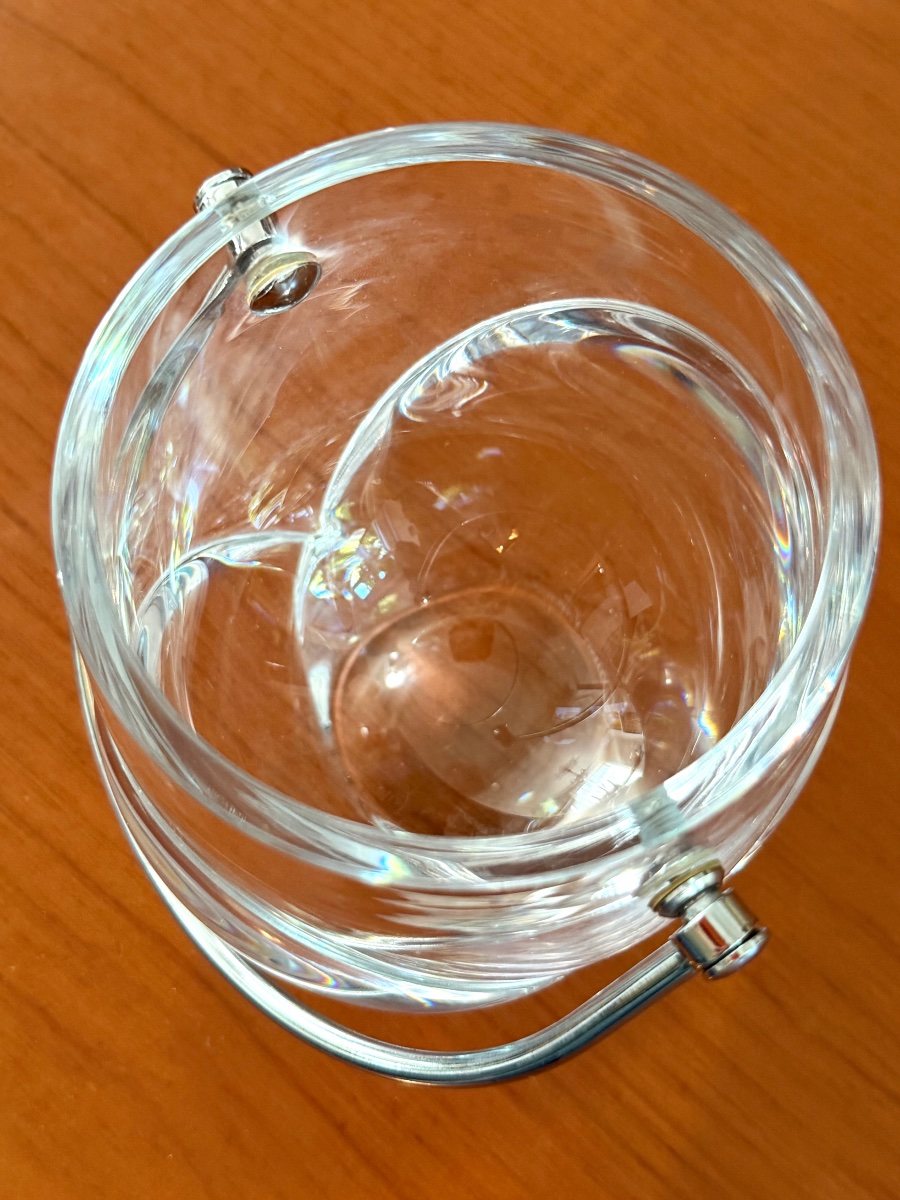 Daum modèle corolle , 8. Verres et seau à glaçon -photo-1