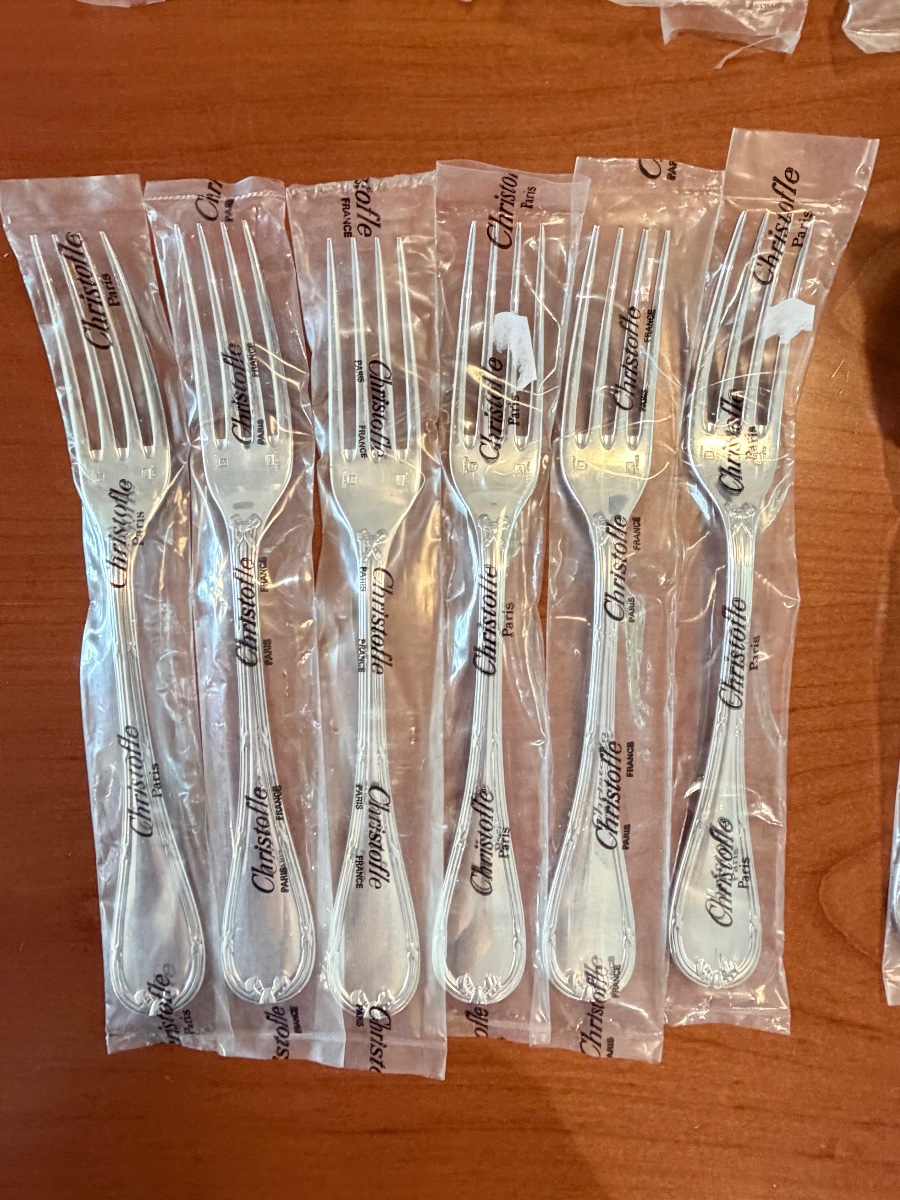Christofle Ribbons, 24-piece Silverware Set, Serves 6 -photo-1