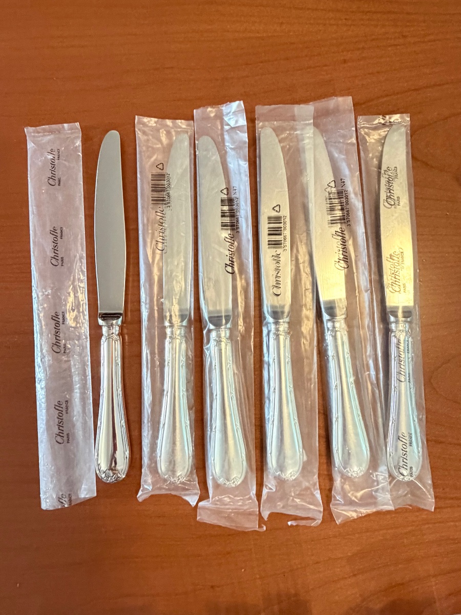 Christofle Ribbons, 24-piece Silverware Set, Serves 6 -photo-3