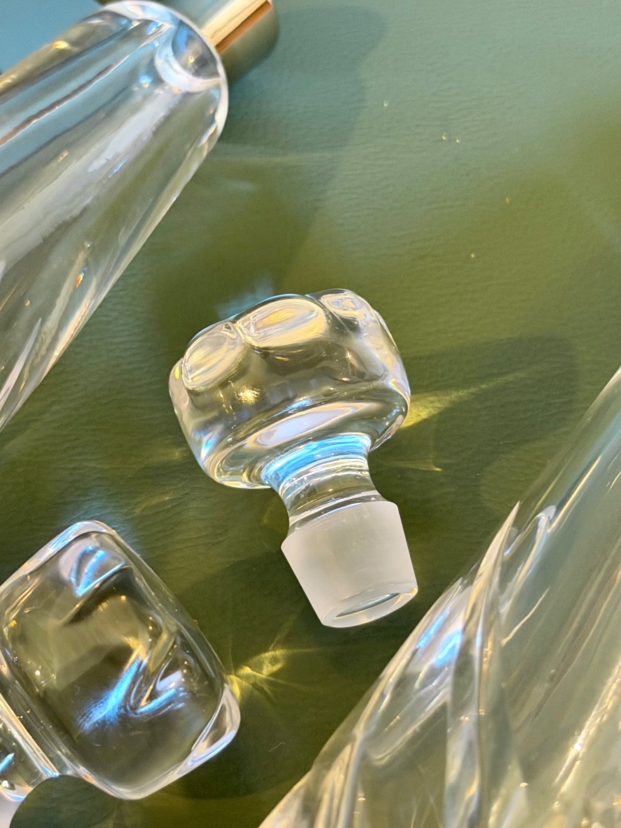 Daum France, Crystal Oil And Vinegar Set -photo-1