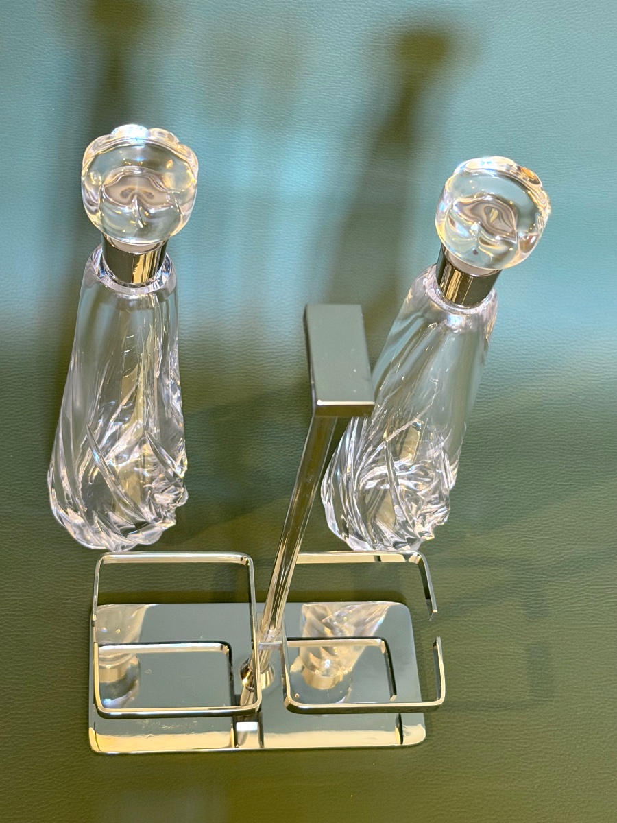 Daum France, Crystal Oil And Vinegar Set -photo-4