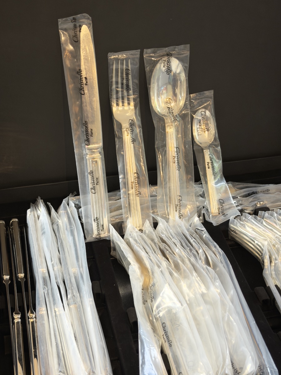 Christofle Triade, 48-piece Dinner Set For 12 People -photo-3