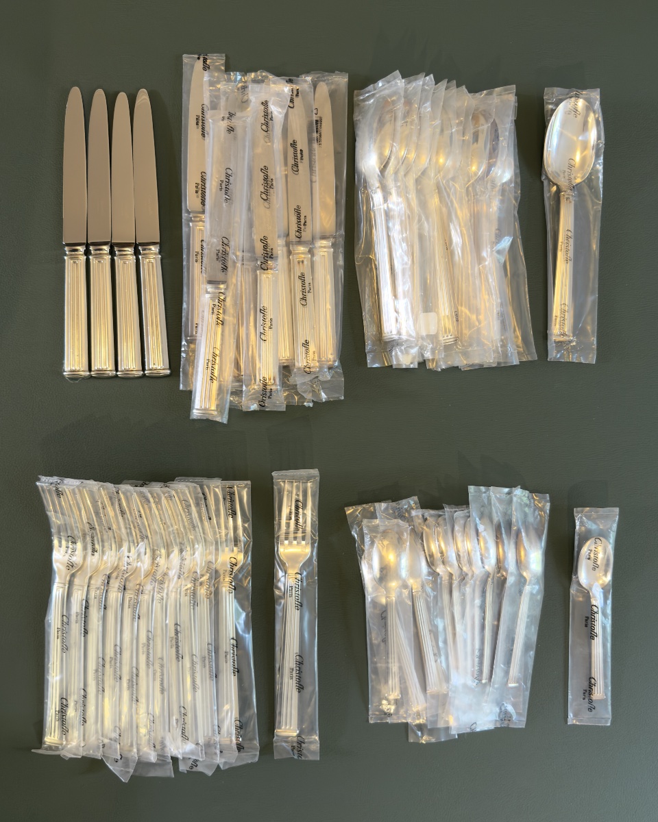 Christofle Triade, 48-piece Dinner Set For 12 People -photo-4