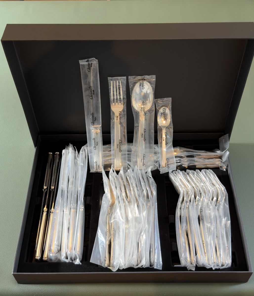 Christofle Triade, 48-piece Dinner Set For 12 People -photo-1