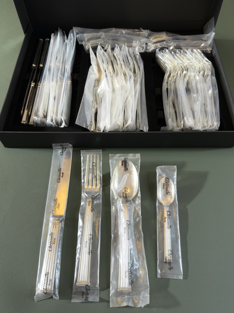 Christofle Triade, 48-piece Dinner Set For 12 People 