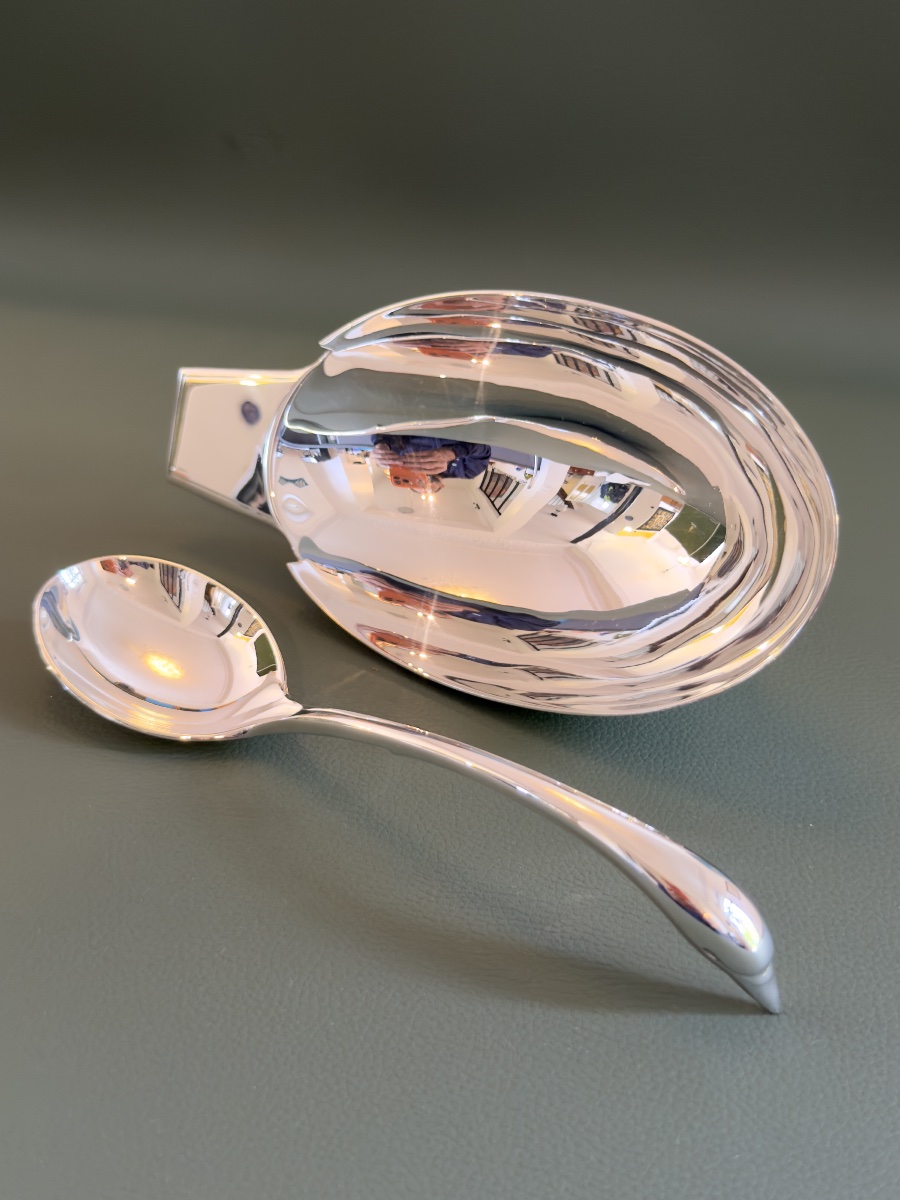 Christofle Swan-shaped Sauce Boat By Fjerdingstad, Like New -photo-1
