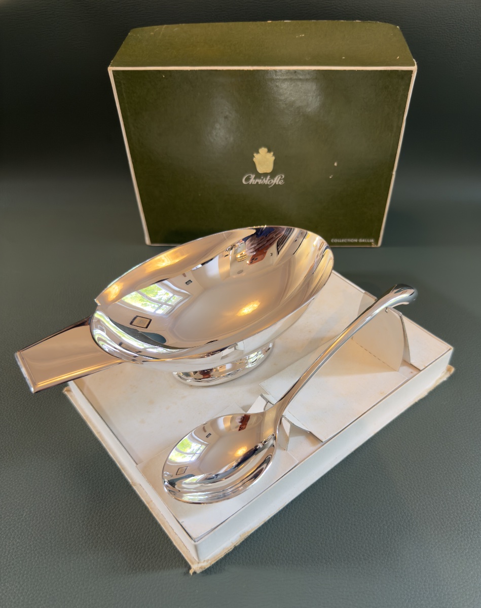 Christofle Swan-shaped Sauce Boat By Fjerdingstad, Like New 