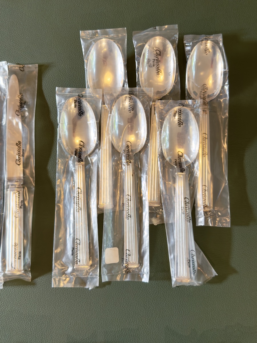 Christofle Triade 24-piece Set, New, 6-person Cutlery Set -photo-3