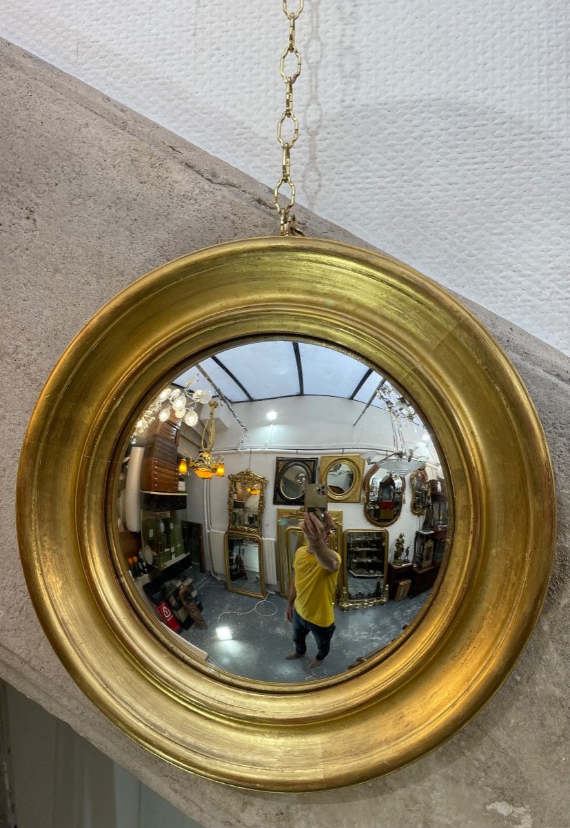 Witch Mirror Diameter 38cm Louis Philippe Style-photo-7