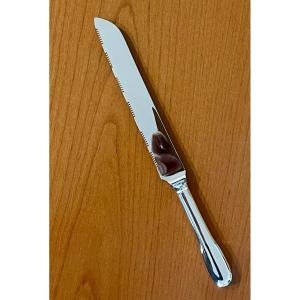 Christofle Cluny ,couteau à pain, couvert de service 