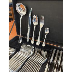 Christofle Malmaison 49-piece Cutlery Set, New Condition 