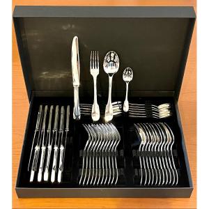 Christofle Cluny ,ménagère 48 pièces état neuf 