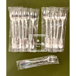 Christofle Cluny 12 Oyster Forks