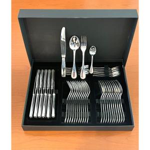 Christofle Malmaison , 48-piece Household Set For 12 People