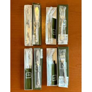 Christofle Aria, 12-place Fish Set (24 Pieces) 