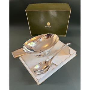Christofle saucière cygne par Fjerdingstad état neuf
