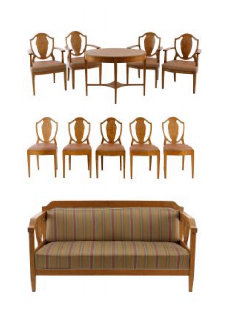 Salon Suédois Biedermeier 