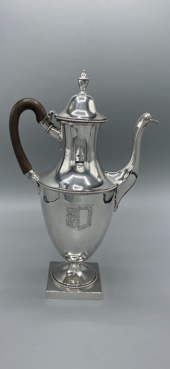 Cafetière En Argent London 1781-photo-3