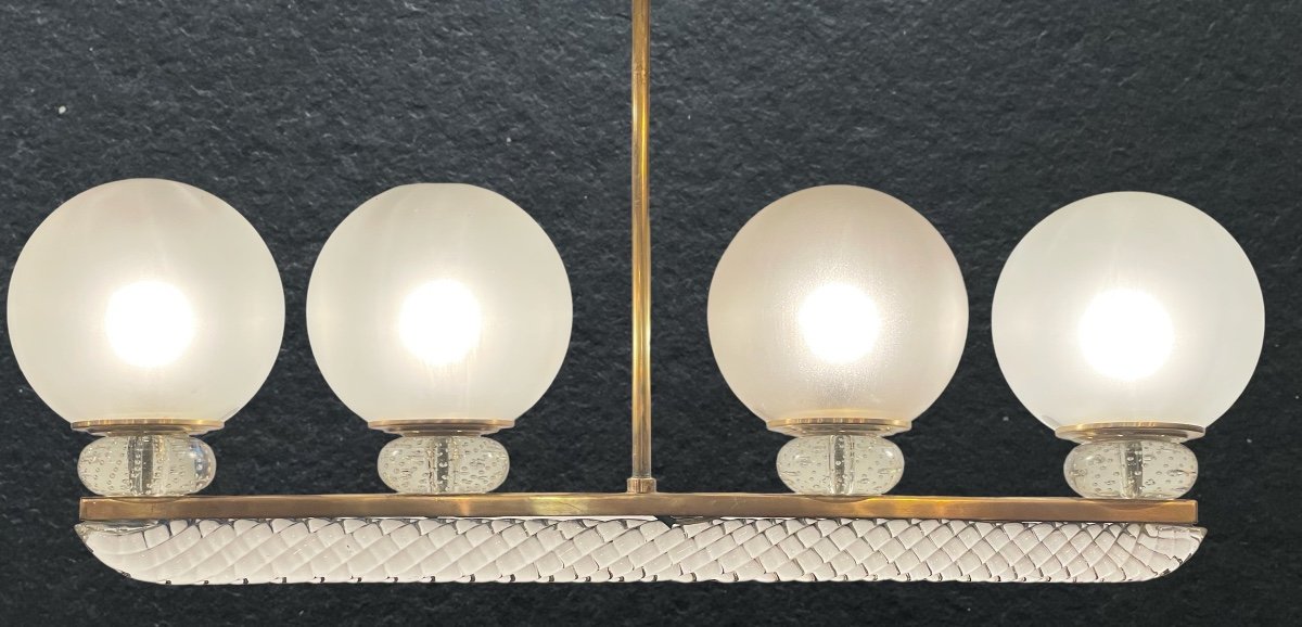 Murano Chandelier Around 1950-photo-1