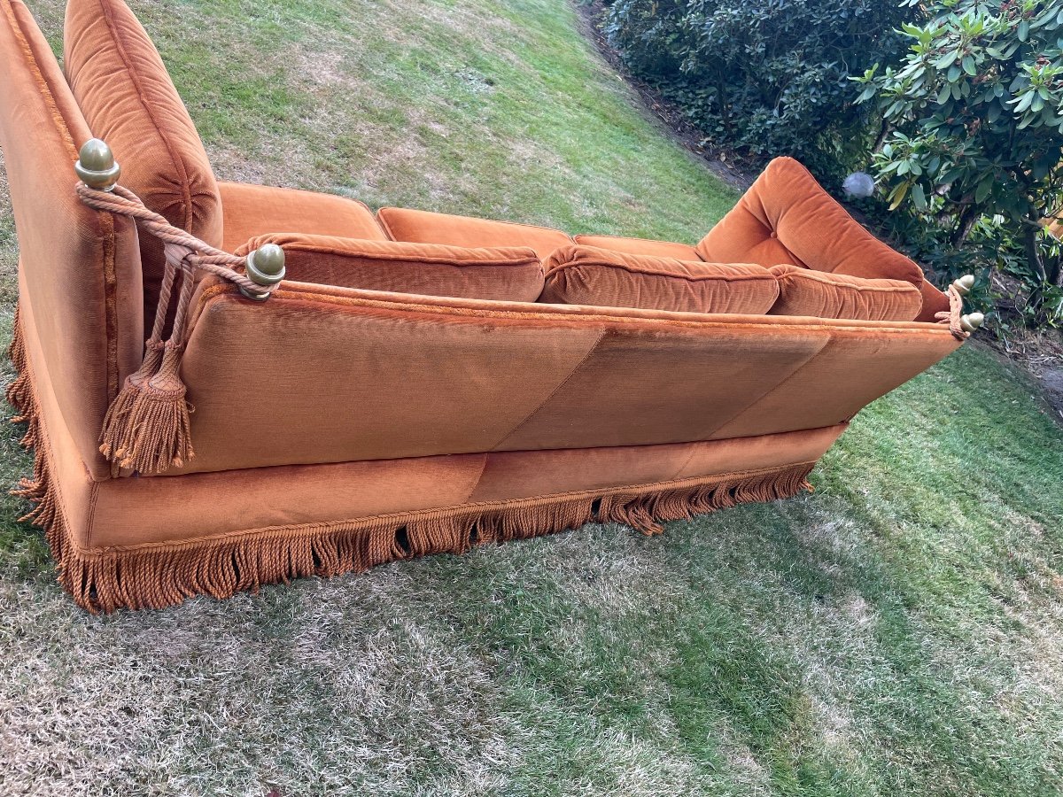 Pair Of Velvet Sofa-photo-2