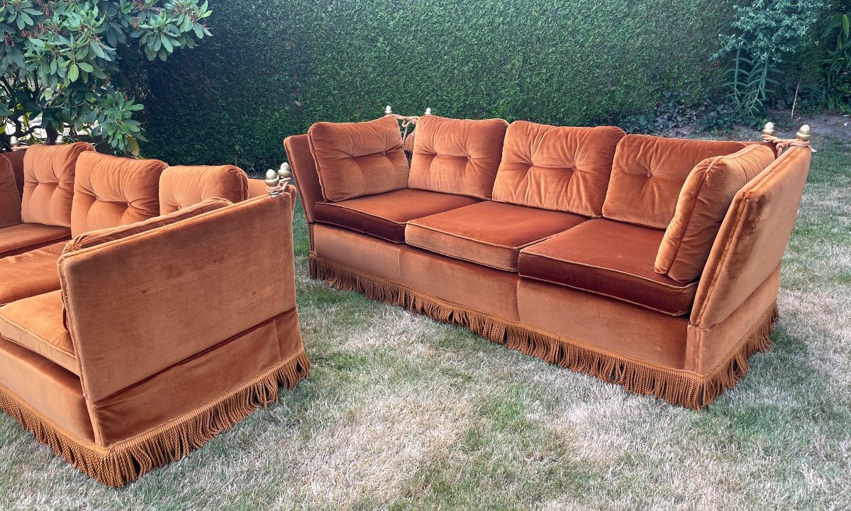 Pair Of Velvet Sofa