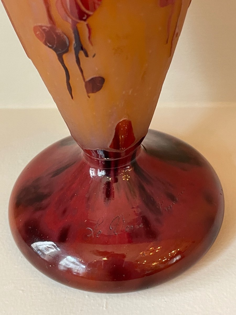 Vase « le Verre Français «  Art Déco -photo-2