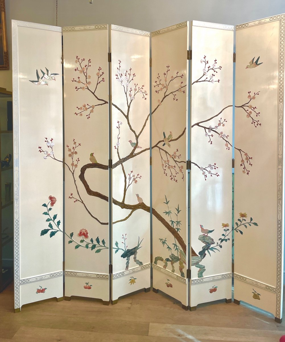Parravent Double Face De Style Japonisant 