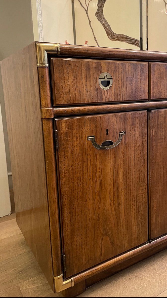 Enfilade Par Le Fabriquant Américain Drexel Vers 1980-photo-4