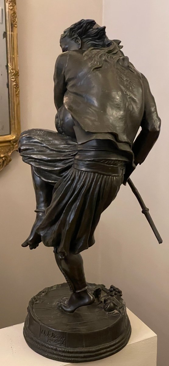 « le Joueur De Biniou » Charles Auguste Lebourg 1856-photo-1