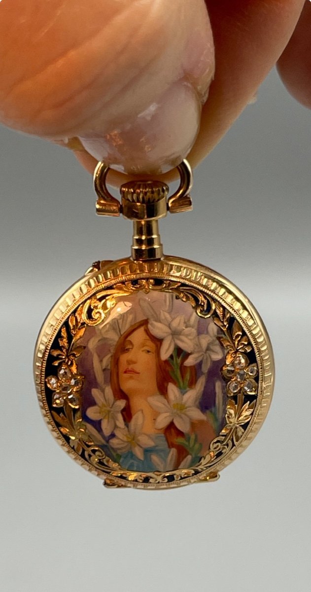 Art Nouveau Lady's Watch-photo-3