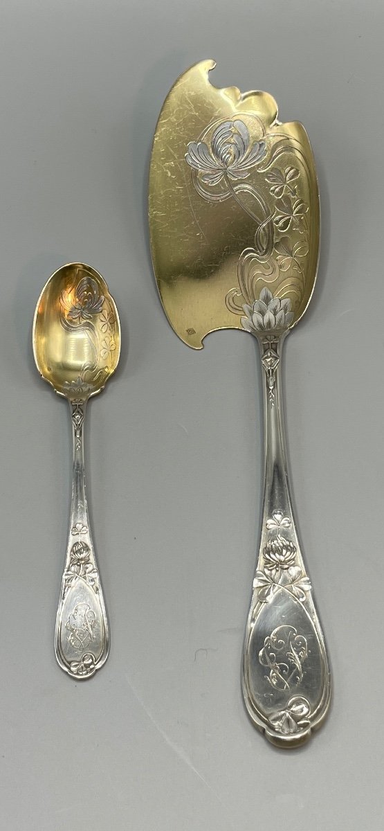  French Art Nouveau Period Ice Service -photo-2