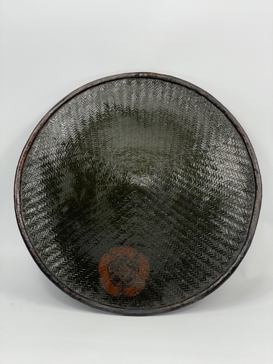 Chapeau De Samouraï Tissé Période Edo