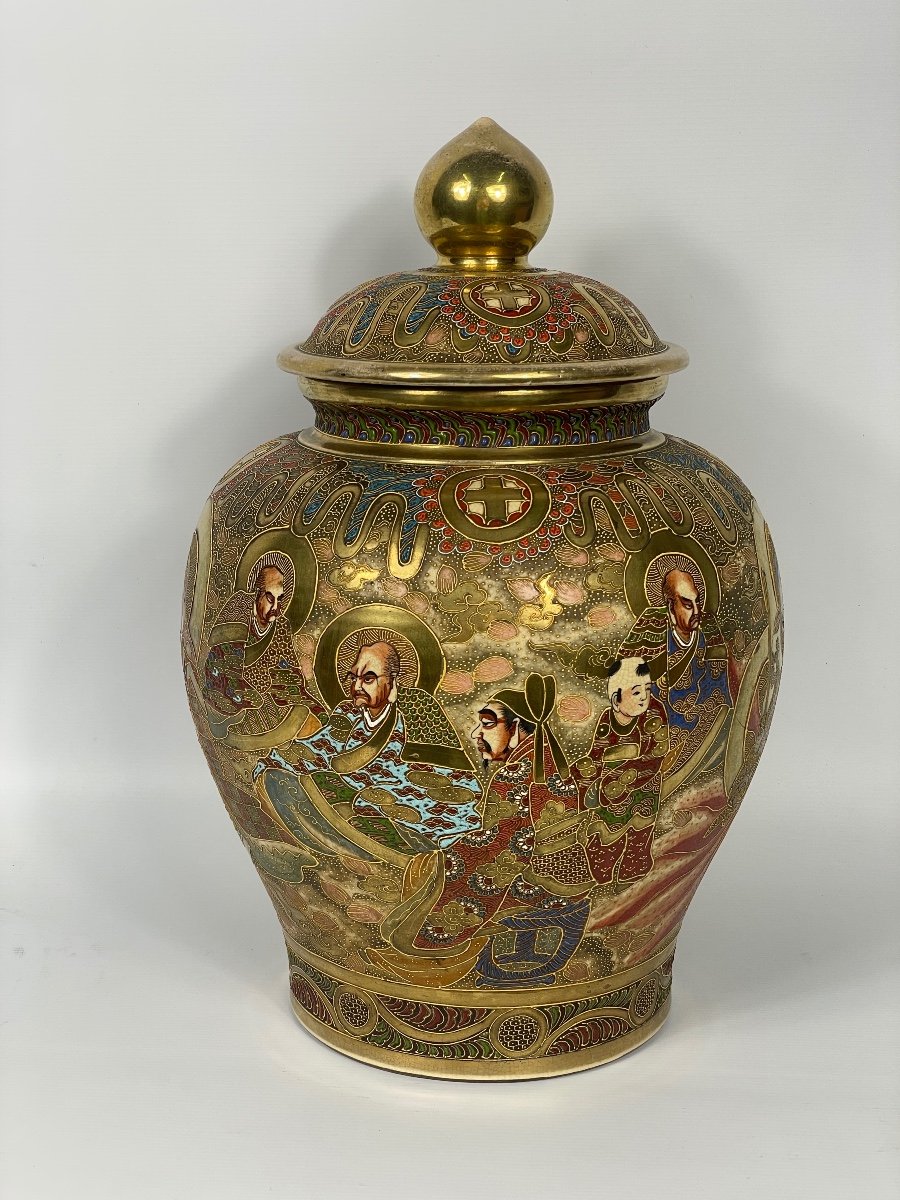 Satsuma Japan Porcelain Vase-photo-4