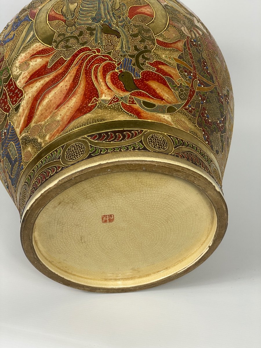 Satsuma Japan Porcelain Vase-photo-5