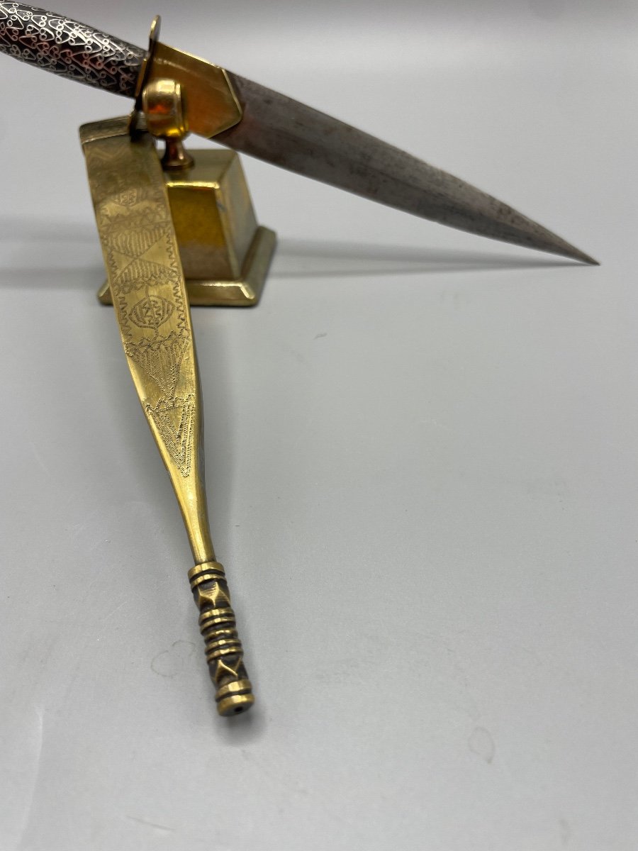 Dague Oriental Berbère XIX Siècle -photo-2