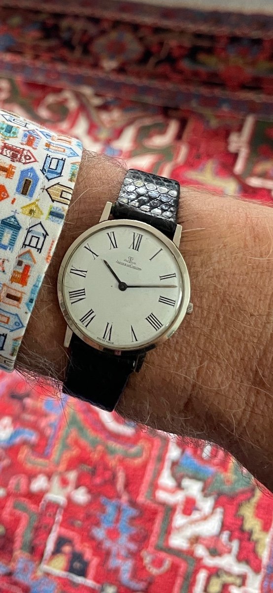 Jaeger Le Coultre 18k Gold Bracelet Watch-photo-3