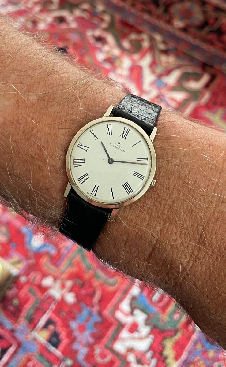 Jaeger Le Coultre 18k Gold Bracelet Watch