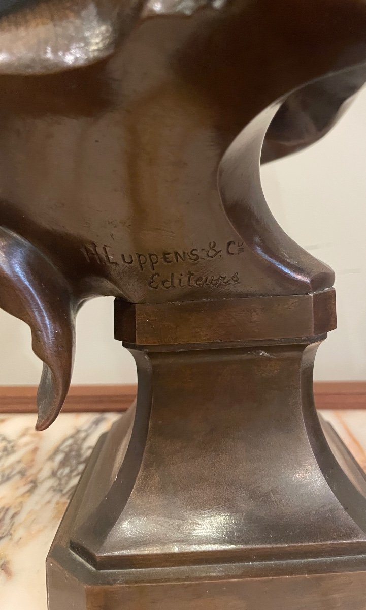 Fantasia Sculpture En Bronze XIX Siècle -photo-1