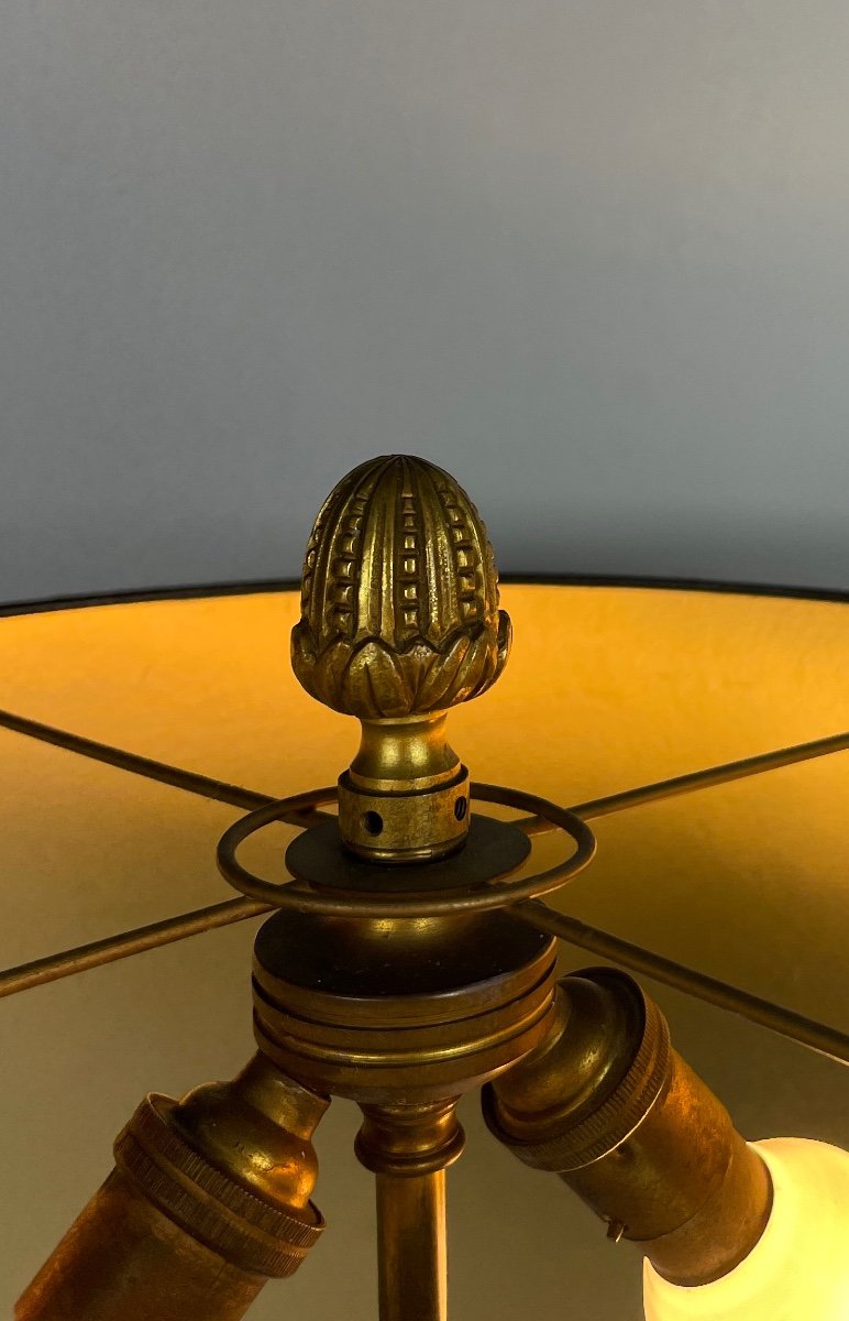 19th Century Rooster Decor Desk Lamp -photo-1