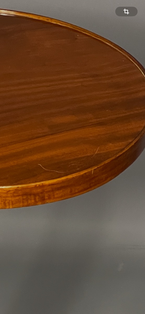 Empire Period Pedestal Table In Mahogany Wood -photo-3