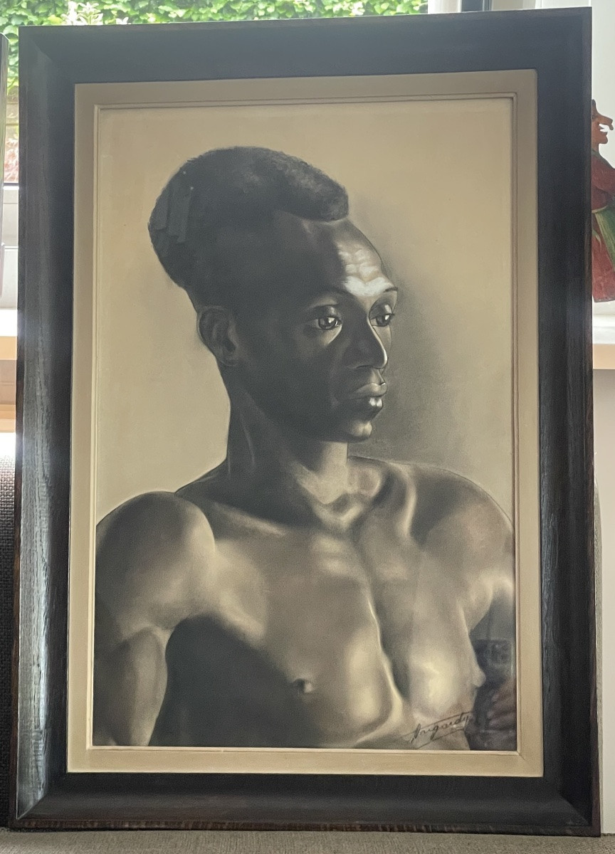Young African Couple By émile Hougardy-photo-2