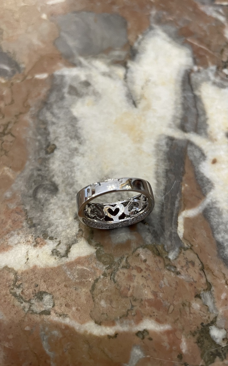 White Gold Ring With Rubies And Diamonds-photo-1