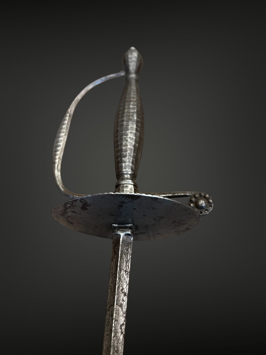 Épée de deuil ou de cours époque Louis XVI-photo-1