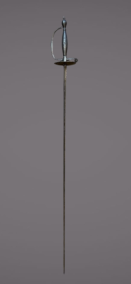 Épée de deuil ou de cours époque Louis XVI-photo-2