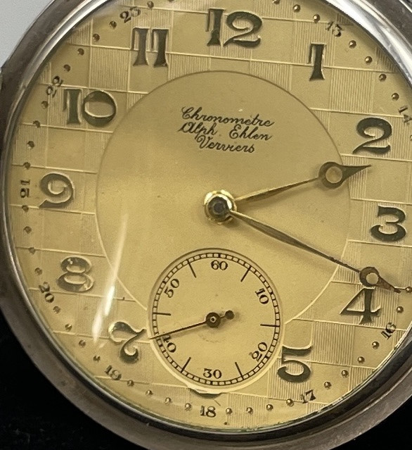 Art Deco Pocket Watch And Its Chatelaine -photo-2