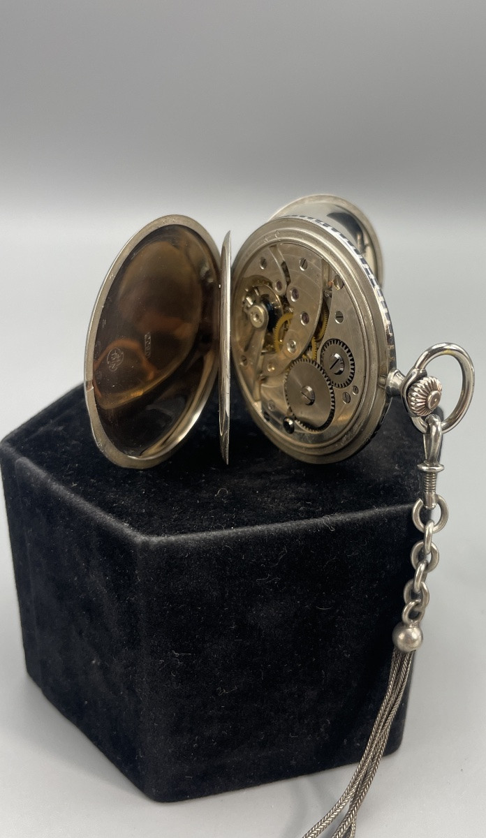Art Deco Pocket Watch And Its Chatelaine -photo-1